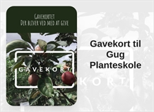 Gavekort til Gug Planteskole